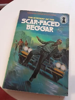 The 3 Investigators -The Mystery Of The Scar Faced Beggar -Keyhole Cover 1st Ed. • £28.43