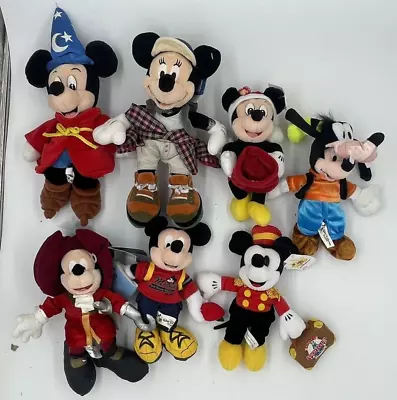 Collection Of Mickey Mouse Disney Theme Parks  Plush Toys Soft • $149.95