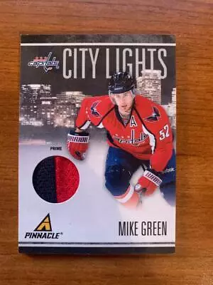 Mike Green 2010-11 Pinnacle City Lights 2 Color Prime Patch #6/25 - CAPITALS • $7