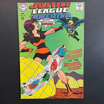 $19.95 • Buy Justice League Of America 60 Silver Age DC 1968 Batgirl Queen Bee Fox Sekowsky