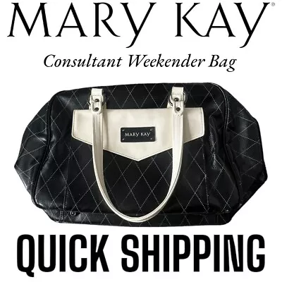 Large Mary Kay Makeup Deluxe Consultant Purse Cosmetic Travel Tote Bag Weekender • $19.99