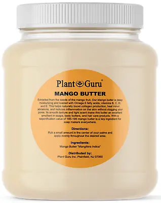 Raw Mango Butter 3 Lbs. Bulk 100% Pure Unrefined Organic Natural Skin Body Hair • $29.95