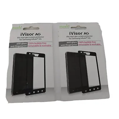 $7.99 • Buy Moshi Screen Protector (2) For Samsung Infuse 4G * New In Package * AT&T * Black