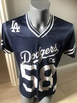 Authentic Los Angeles Dodgers Baseball Shirt Mens Medium EXC • £24.99