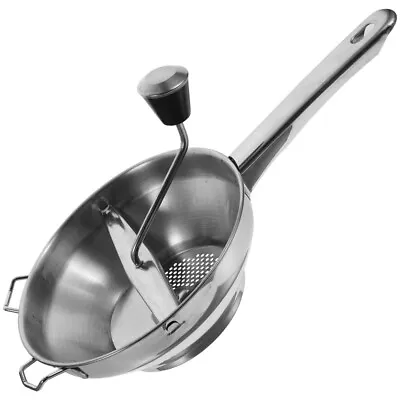  Stainless Steel Masher Baby Potato Food Pressing Tool Mill Hand Grinder • £15.37