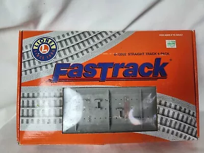 Lionel 12032 Fastrack 10  Straight Track 4-Pack ( 6 Tracks Included) B67 • $28.04