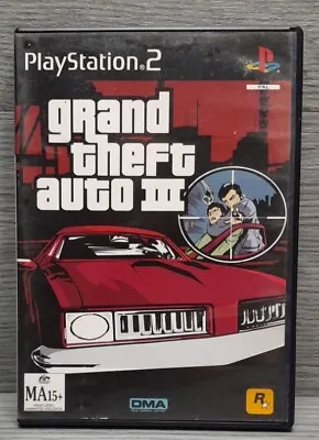 Playstation 2 - Grand Theft Auto III - PAL - W/Manual - Tested - Retro • $15.16