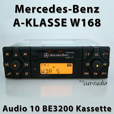 Genuine Mercedes W168 Radio Audio 10 BE3200 Becker Cassette Radio V168 A-Class • $222.30