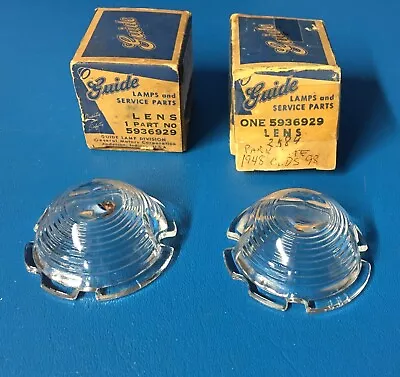 Nos Gm Guide 48 1948 Olds Futuramic 98 Rh Lh Parking Light Lens Lamp Lenses Mint • $69.50