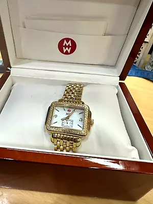 Michele Deco Diamond Watch-gold Band • $999