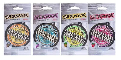 Mr Zogs Sex Wax Air Freshener. 4 Scents Available Surf Van Car Beach Home  • £13.75