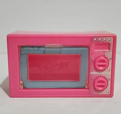 Vintage Barbie Pink Kitchen Microwave  1997 Mattel • $9