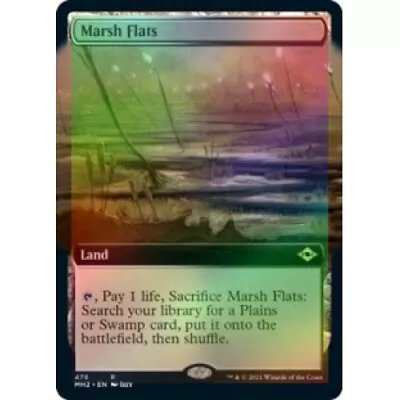 FOIL MARSH FLATS (EXTENDED ART) Modern Horizons 2 Magic MTG MINT CARD • $20.99