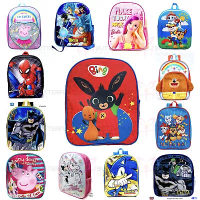 £12.95 • Buy Kids Character School Bag Spiderman Paddington Peppa Pig LOL Backpack Rucksack  