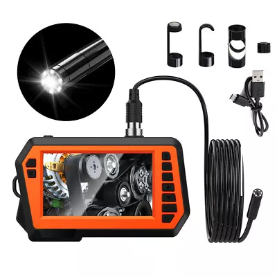 4.3inch 5M Endoscope Sewer Drain Pipe Cleaner Inspection Camera 1080P • $31.99