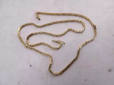 Vintage 14K Solid Yellow Gold Necklace Chain 19  Long 13.4 Grams Byzantine Italy • $444