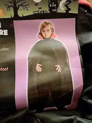 New Totally Ghoul Boys 45 Inch Vampire Cape With Collar Dracula • $6