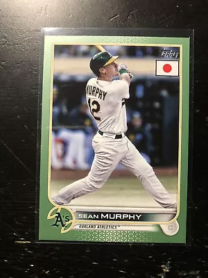 SEAN MURPHY /75 TOPPS Japan Jade Green PARALLEL OAKLAND A'S #28 2022 Card PWE • $5.99