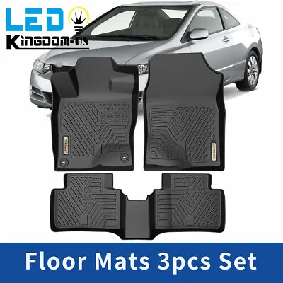 Floor Mats Liners For 2016-2021 Honda Civic Sedan & Hatchback Coupe All Weather • $74.79