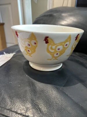 £16 • Buy Emma Bridgewater Yellow Hen Small Old Bowl Spongeware First Quality