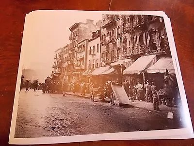 1896 Lower East Side Pennacchio Hotel 75 MULBERRY St New York City Italian Photo • $21.99