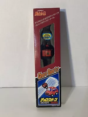 Pre-Transformers G1 Takara Watch-Q Unused Volkswagen GTI Choro Red Variant NOS • $300