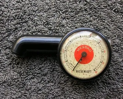 Messko Tire Pressure Gauge Riesenluft Porsche 356 911 Mercedes Mb Sl Vw Bmw • $435