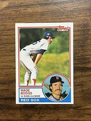 1983 Topps Wade Boggs Rookie RC #498 • $13.99