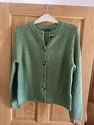 Marks And Spencer’s Green Cardigan • £10