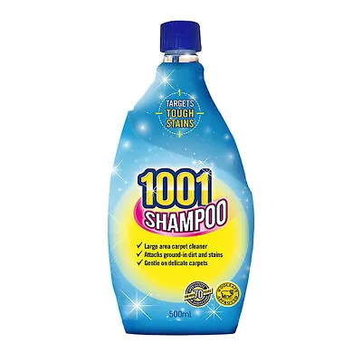 1001 Carpet And Upholstery Shampoo Cleaner Stain Remover - 500ml • £5.95