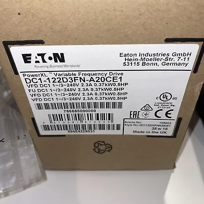Eaton DC1-122D3FN-A20N Variable Frequency Drive • £125
