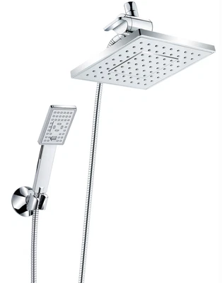 $26.99 • Buy BRIGHT SHOWERS Rain Shower Head With Handheld Combination Set PSS1807-01