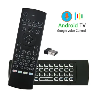 Air Mouse Voice Keyboard Remote Keypad Control MX3 For Android TV Box Projector • $21.08