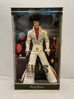 2000 Mattel - Timeless Treasures Elvis Presley White Eagle Jumpsuit Hawaii  • $85.44