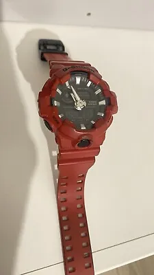 Classic Casio G Shock Ga-700 Red Case Quartz Wrist Watch Working • £35