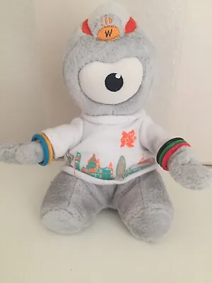 Official London 2012 Olympic Games Mascot Soft Toy Beanies 6” Wenlock • £5.99