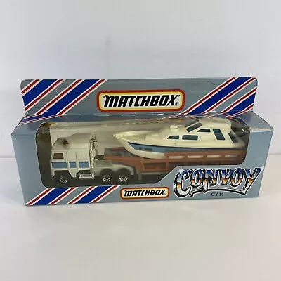 Matchbox Convoy Kenworth Power Launch Yacht Transporter Diecast Rare 1983 80s • $115