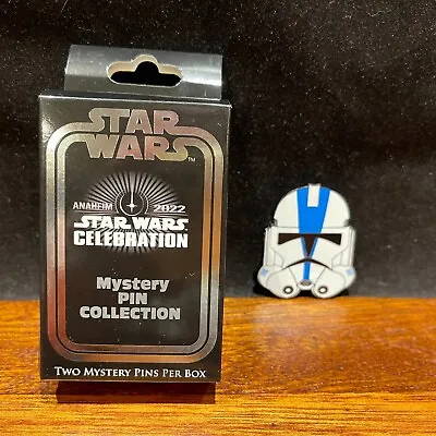 Star Wars Celebration 2022 - Mystery Pin Collection - Blue Clone Trooper Helmet • $52.43