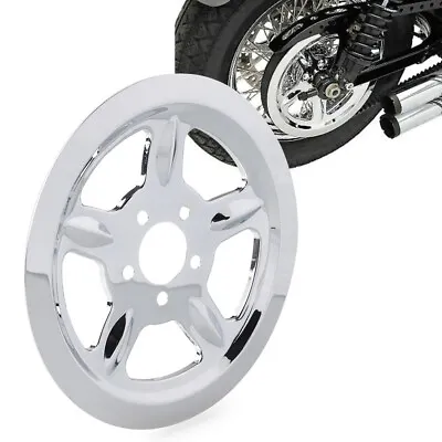$63.23 • Buy Chrome Rear Pulley Insert Cover Fit For Harley Sportster XL 883 Custom XL1200C
