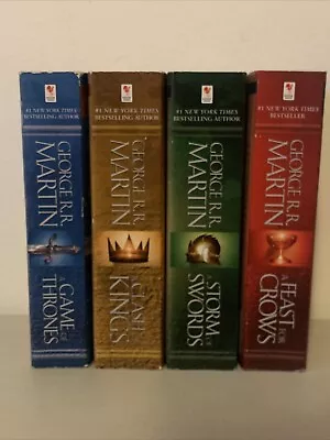 Song Of Ice And Fire Paperbacks 1-4 Lot By George R R Martin Game Of Thrones • $10.99