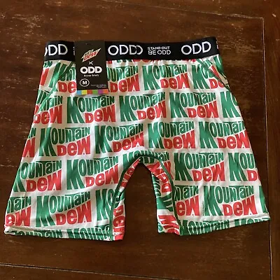 Odd MOUNTAIN DEW SODA Novelty Boxer Brief Underwear Men's Size Medium New • $16.23