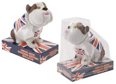 British Bulldog Nodding Dog Novelty Nodding Dog With Union Jack T Shirt  • £9.95