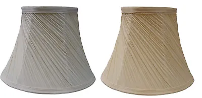 Classic Style  Twisted Pleat Fabric Mushroom Table Lamp & Ceiling Light Shade • £13.89