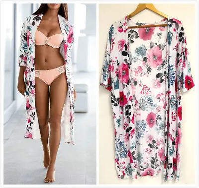 AU SELLER Oversize Cotton Kaftan Cardigan Long Top Beach Kimono Cover Up Sw089-5 • $24.99