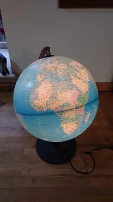 Illuminated Light Up Spinning World Globe Map --Night Light Scanglobe • £17.85