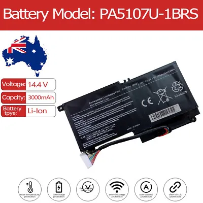 PA5107U-1BRS Battery For Toshiba Satellite P50-B-10Z P50-B-110 P50-B-116 S50t-A • $60.98