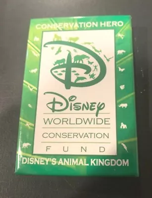 Disney Parks Worldwide Conservation Hero Pin Button. The Land At Epcot Green.  • $5.99