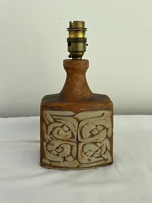 Vintage Quantock Ceramic  Studio Pottery Lamp Retro • £43.99