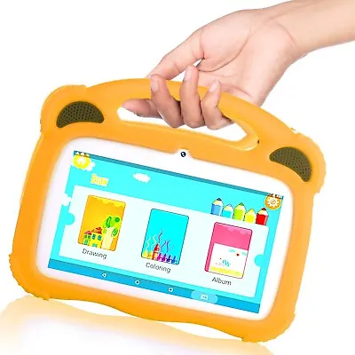 Kids Tablet 7  Tablet For Kids 32GB Android 12 WiFi Parental Control Bundle Case • $34.99