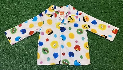 Sesame Street BABY Elmo Long Sleeve Graphic All Over Pajama Sleep Shirt Size 12M • $12